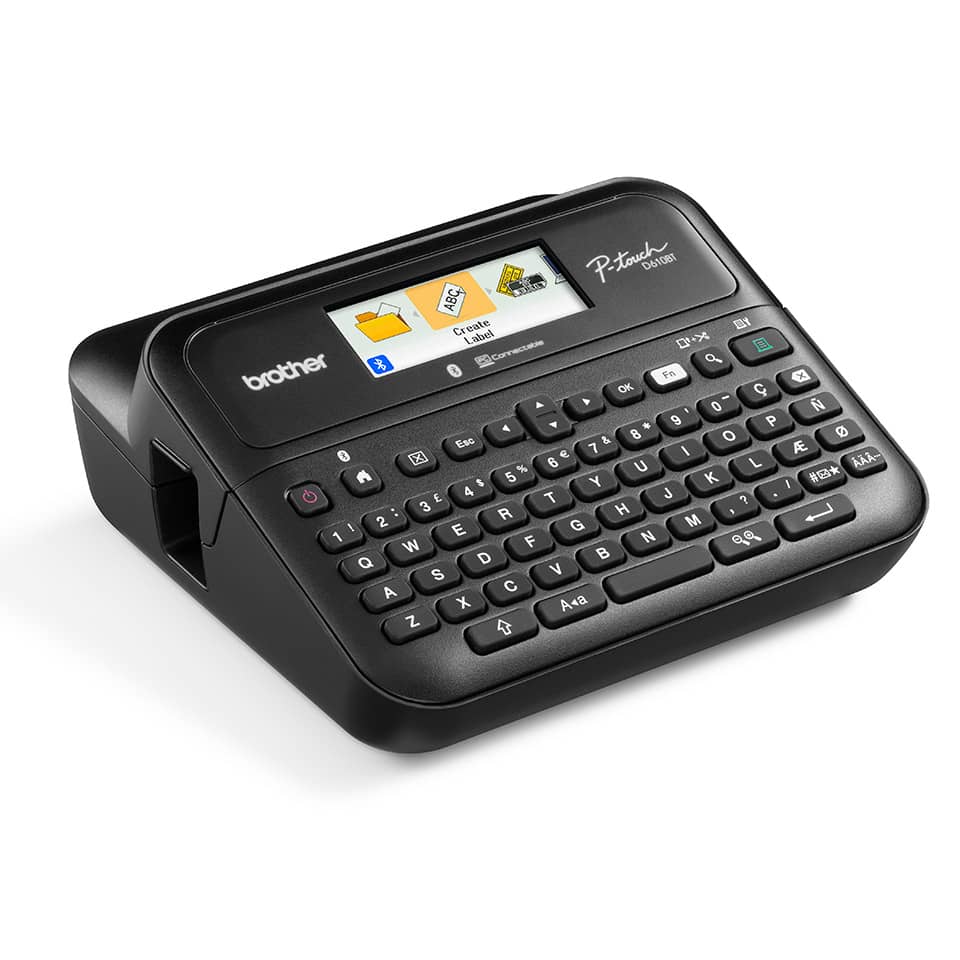 Etikettierer, Labelmaker, Tastatur, Druckgerät, Kompakt