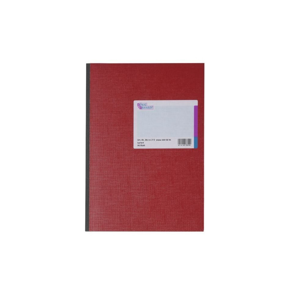 Notizbuch, Kladde, rote Farbe, Spiralrücken, Liniert?
