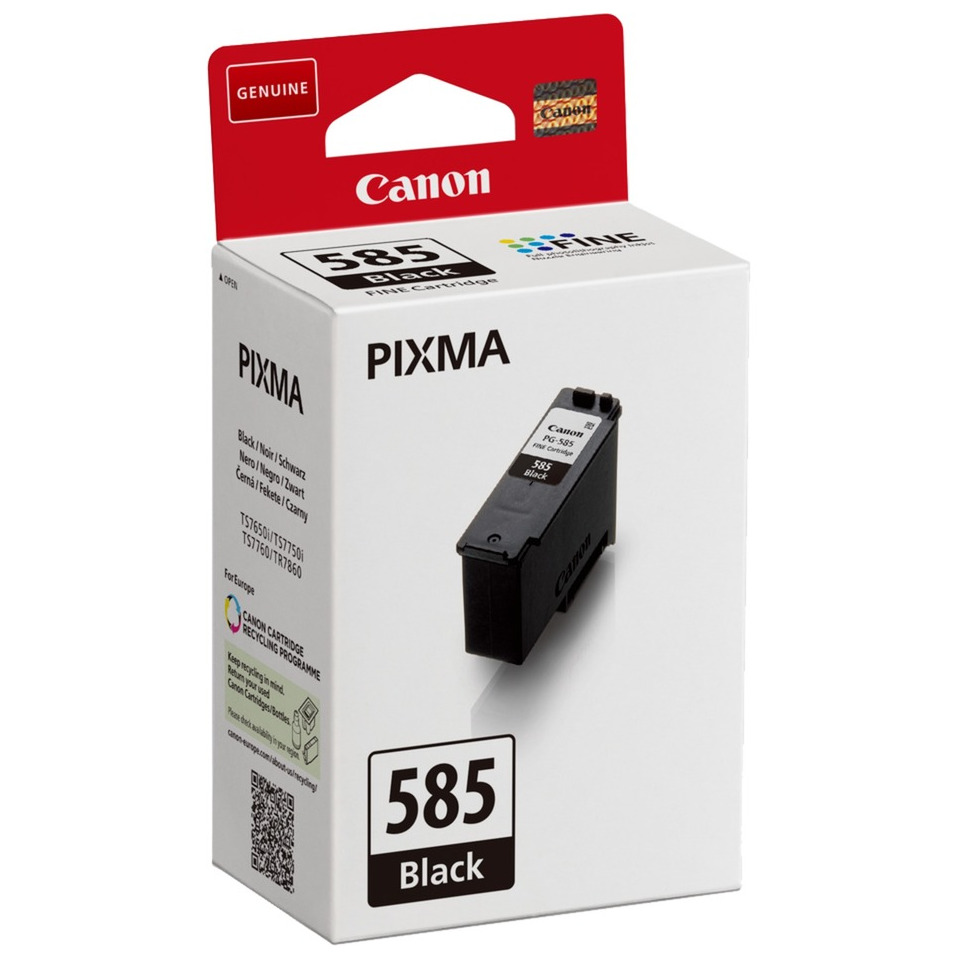 Tintenpatrone, Tintenpatrone Schwarz, Pigmenttinte, Canon PIXMA, 585 Black