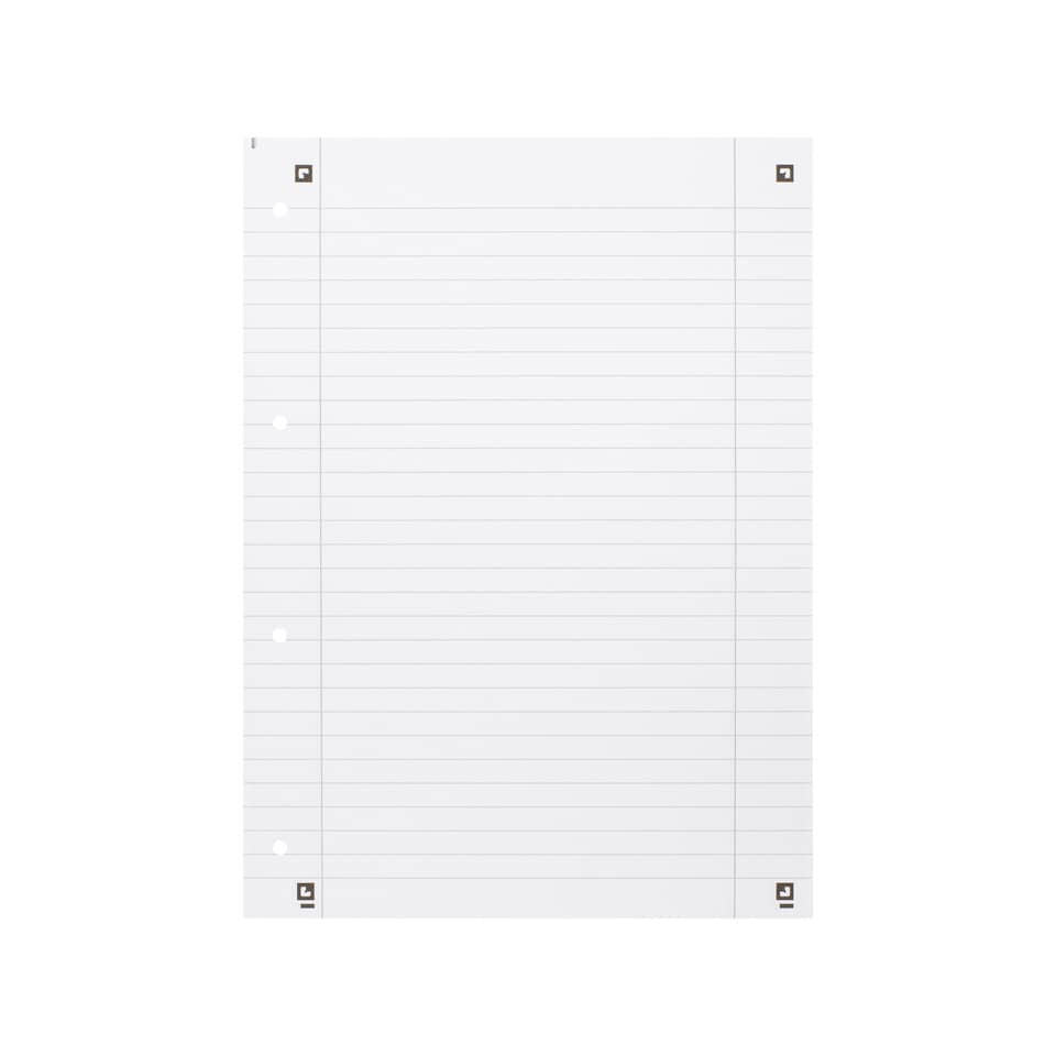 Notizbuch, Lineaturpapier, Gekräuseltes Papier, Sechslochbindung, Blatt