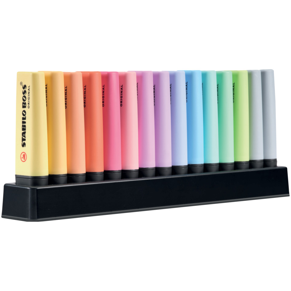 Highlighter, Neonfarben, bunt, Set, Marker