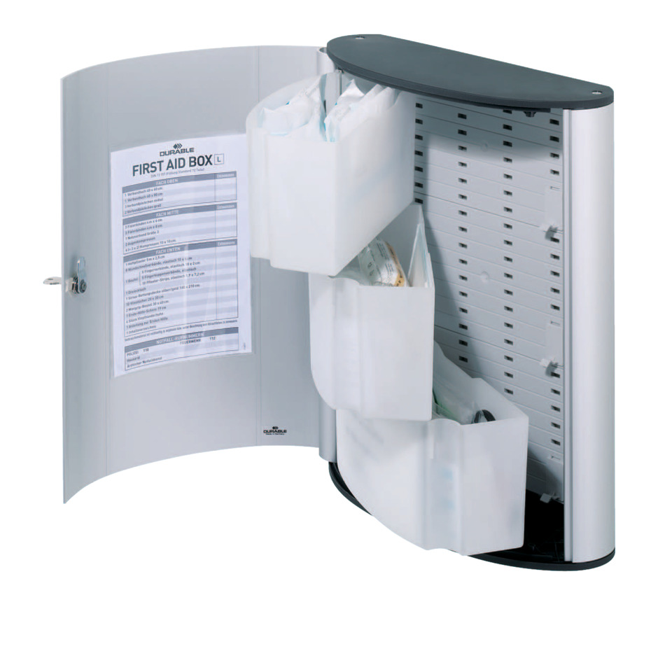 erste hilfe box, first aid, wandmontage, beutel, medikamenten aufbewahrung