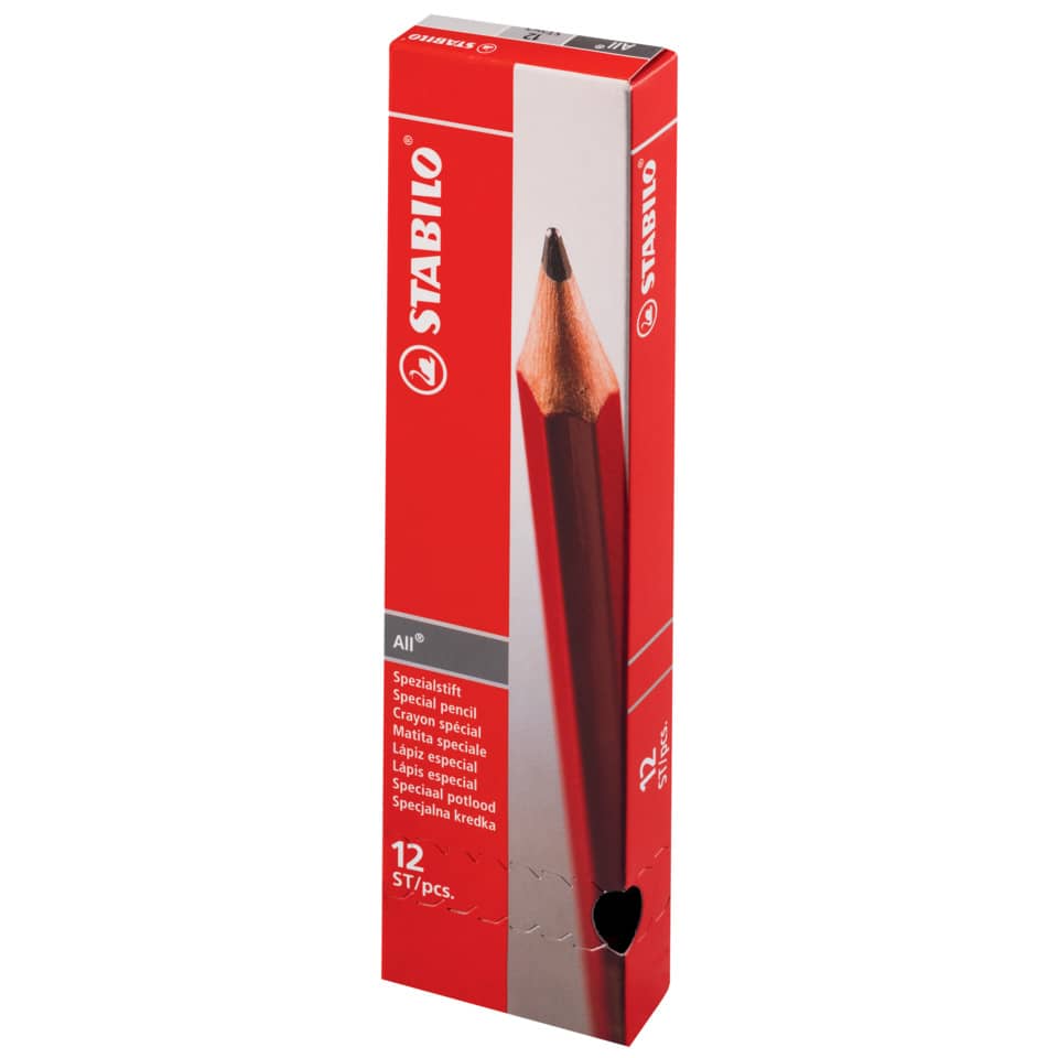 Bleistift, Roter Bleistift, Holzbleistift, 12er Pack, Spitzbleistift