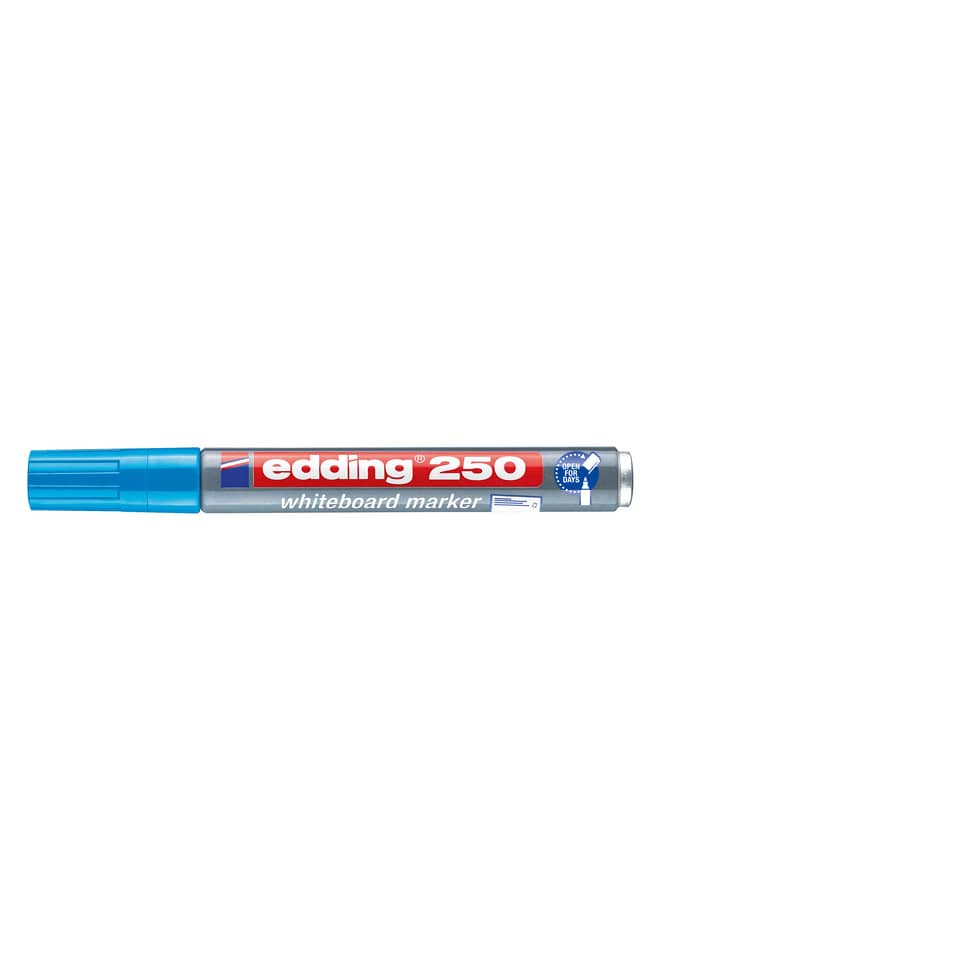 Boardmarker 250, 1,5-3mm, Rundspitze, hellblau EDDING 4-250010