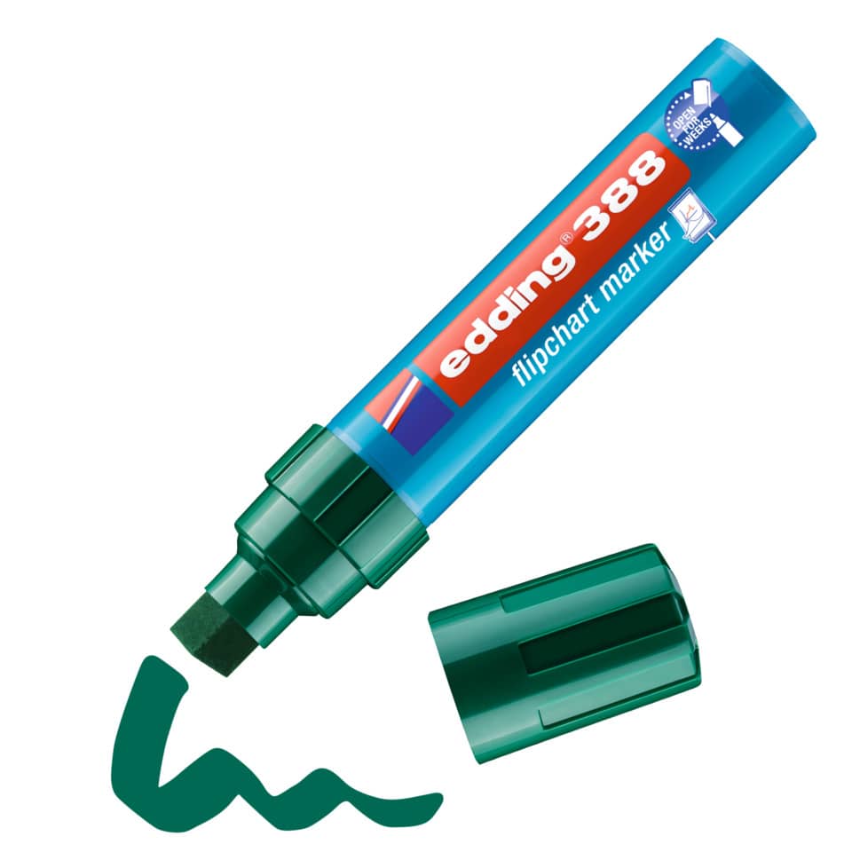Filzmarker, Flipchart-Marker, Kohlestift, grüner Marker, Wandmarker