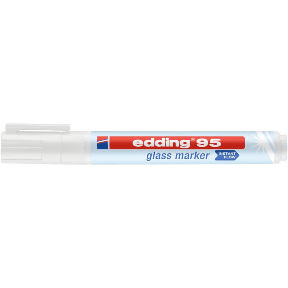 Glasmarker 95, 1,5-3mm, weiß EDDING ed95-049