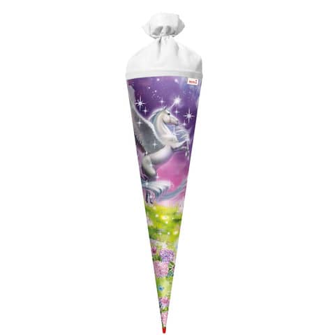 Schultüte, Magic Pegasus, 70cm, Filzverschluss ROTH 677454