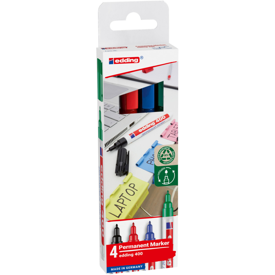 Marker, Permanent marker, Edding 400, Colored markers, Laptop sticker