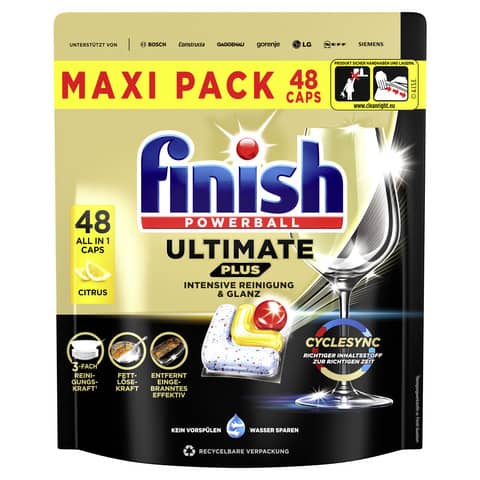 Geschirrspültabs Ultimate Plus Citrus 48 ST FINISH 3282474
