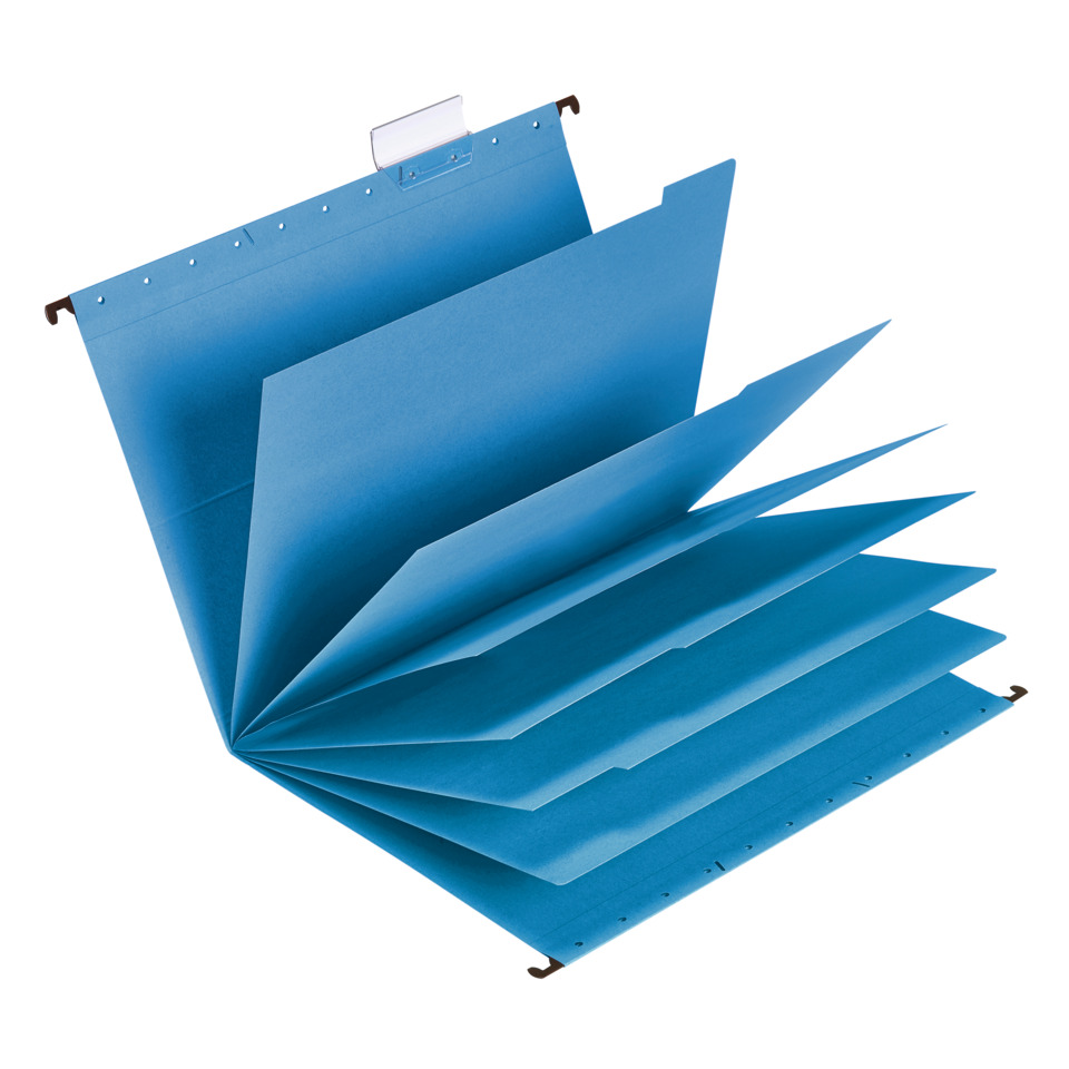 A4 Ordner, Ringordner, blaues Ordnerheft, Akkordeon-Ordner, Mehrfach-Ordner