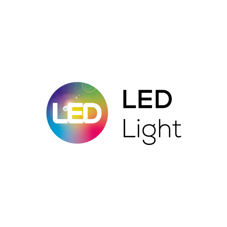 LED, Logo, Bunt, Kreis, Text