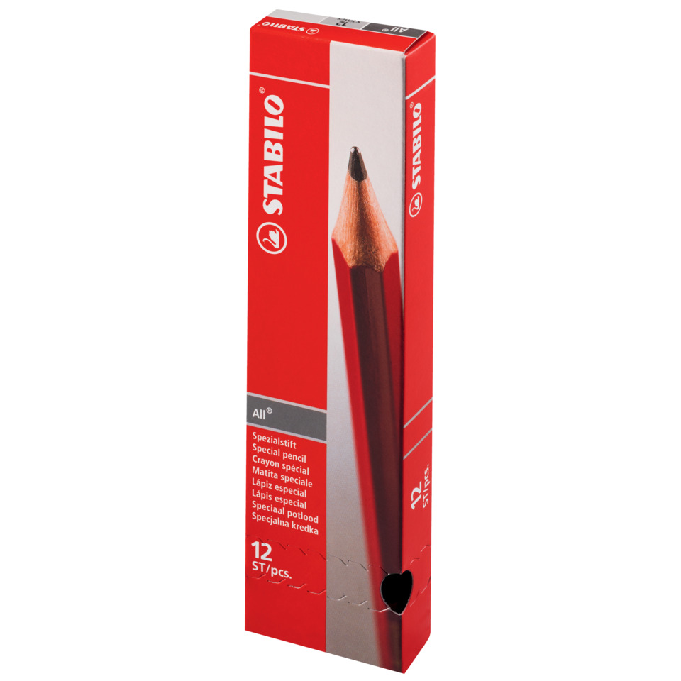 Stabilo, Bleistift, Bleistifte, Roter Bleistift, Spitzenspitze