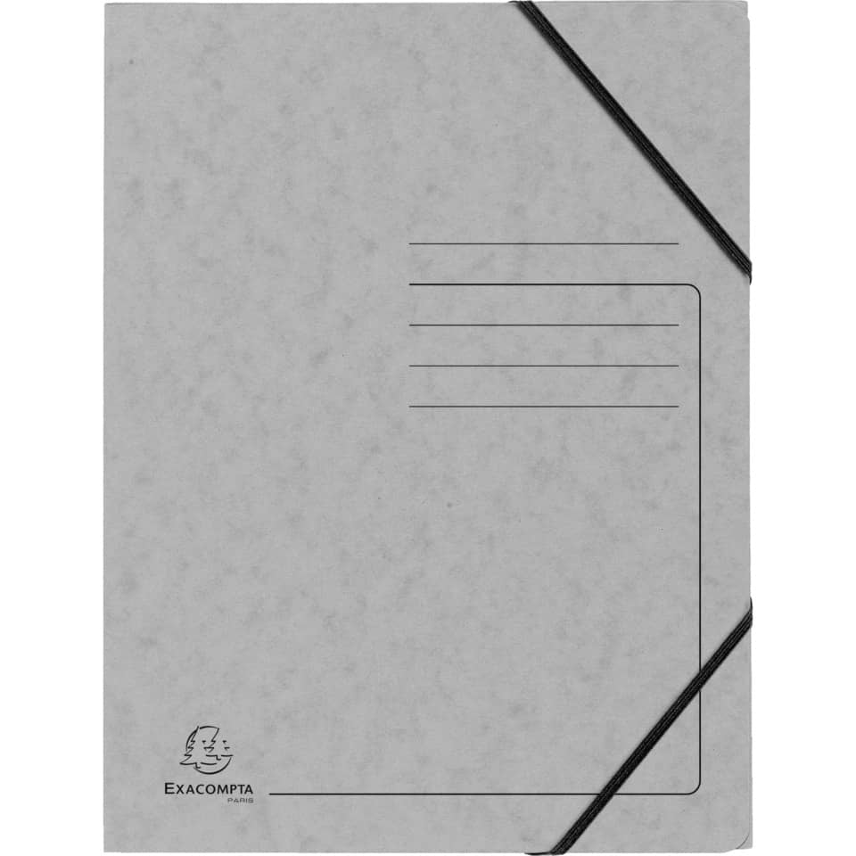 notebook, Pappe, Gummiband, Linierte Seiten, Exacompta