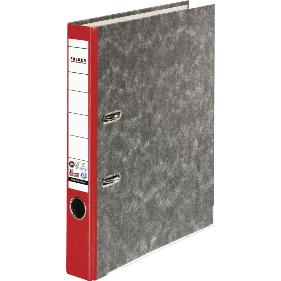 Ordner, Ordnermappe, A4-Ordner, Metallringbinder, Grauer Einband