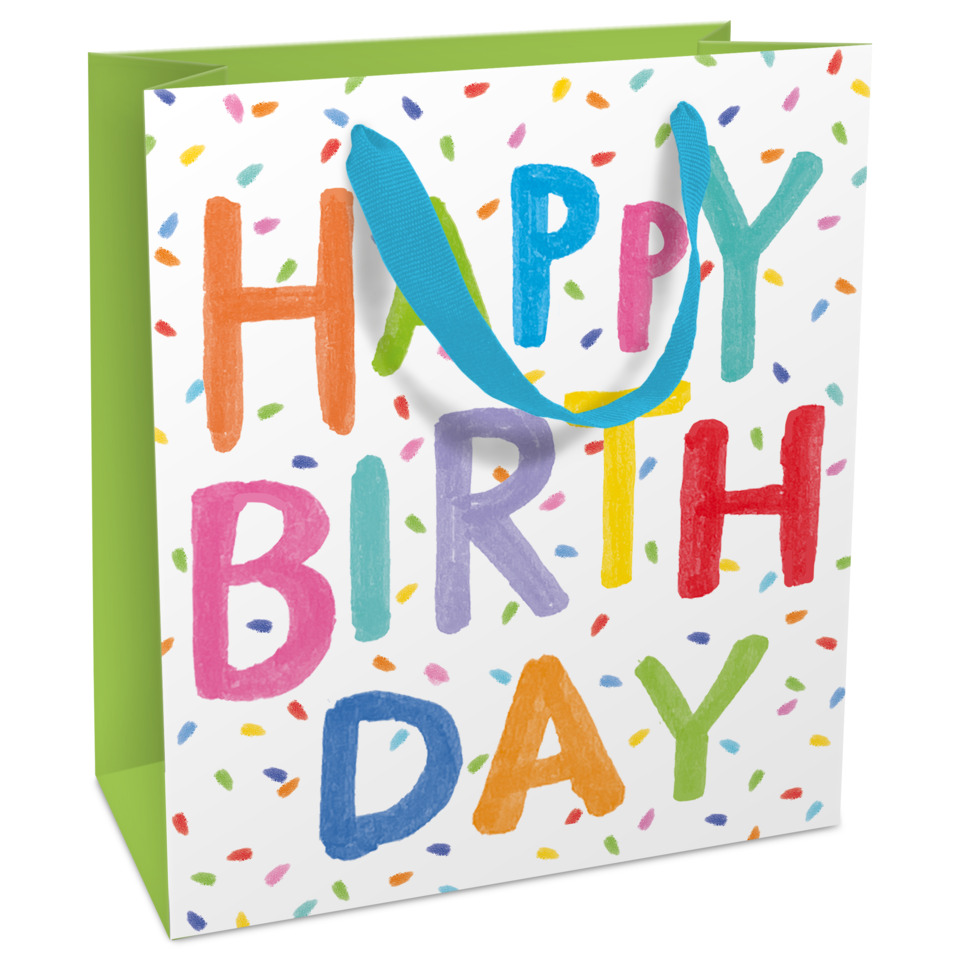 Geschenkbeutel, Happy Birthday, Geschenkverpackung, Geburtstag, Karton