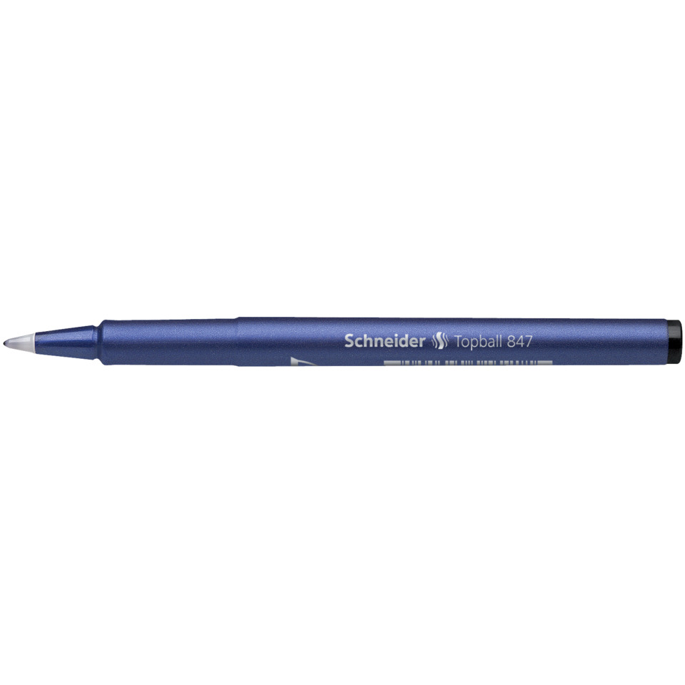 Kugelschreiber, Blau, Schneider, Topball 847, Klickkugelschreiber