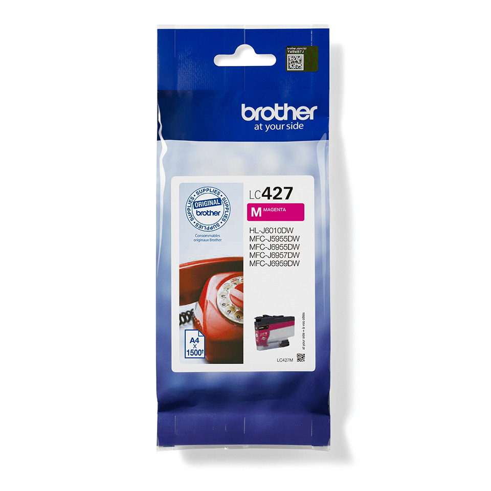 Tonerpatrone, Druckerpatrone, LC427, Magenta, Original Brother