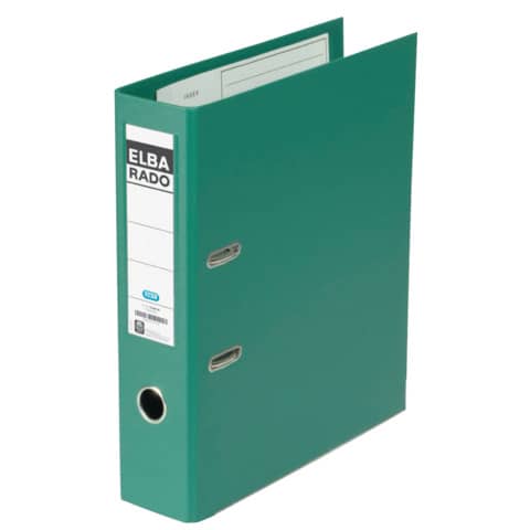 Ordner rado plast, A4, 80mm, grün ELBA 100022628
