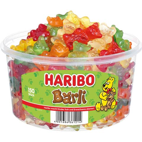 Fruchtgummi Bärli, 150 Stück HARIBO 148363
