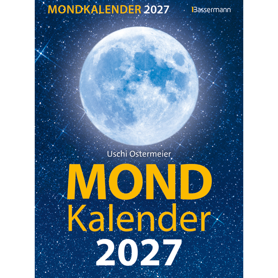Mond, Kalender, Mondkalender, 2027, Buchcover