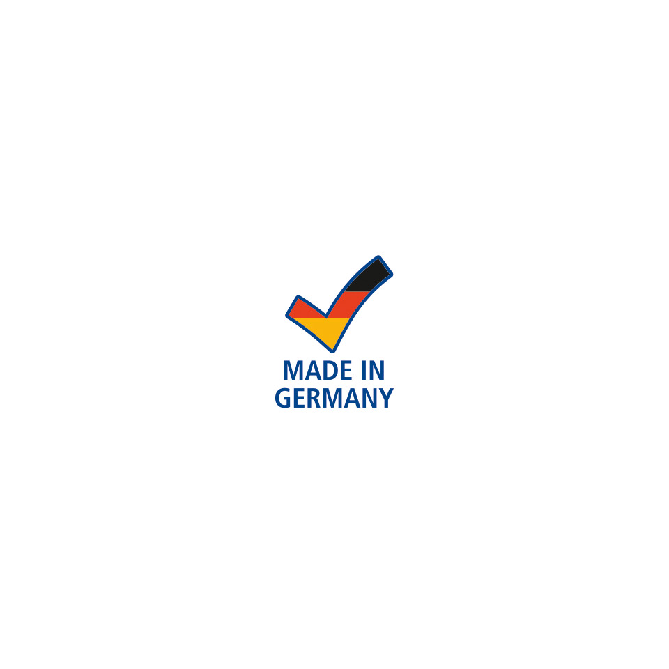 Made in Germany, Logo, Checkmark, Flag, Brand label
