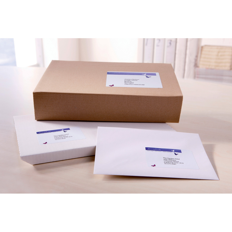 Kartonbox, Paket, Versandumschläge, Briefumschläge, Etikett
