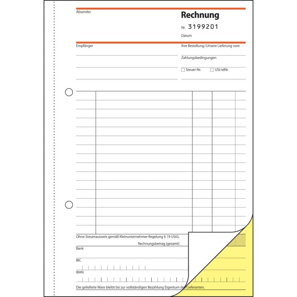 Seite, Text, Dokument, Rechnung