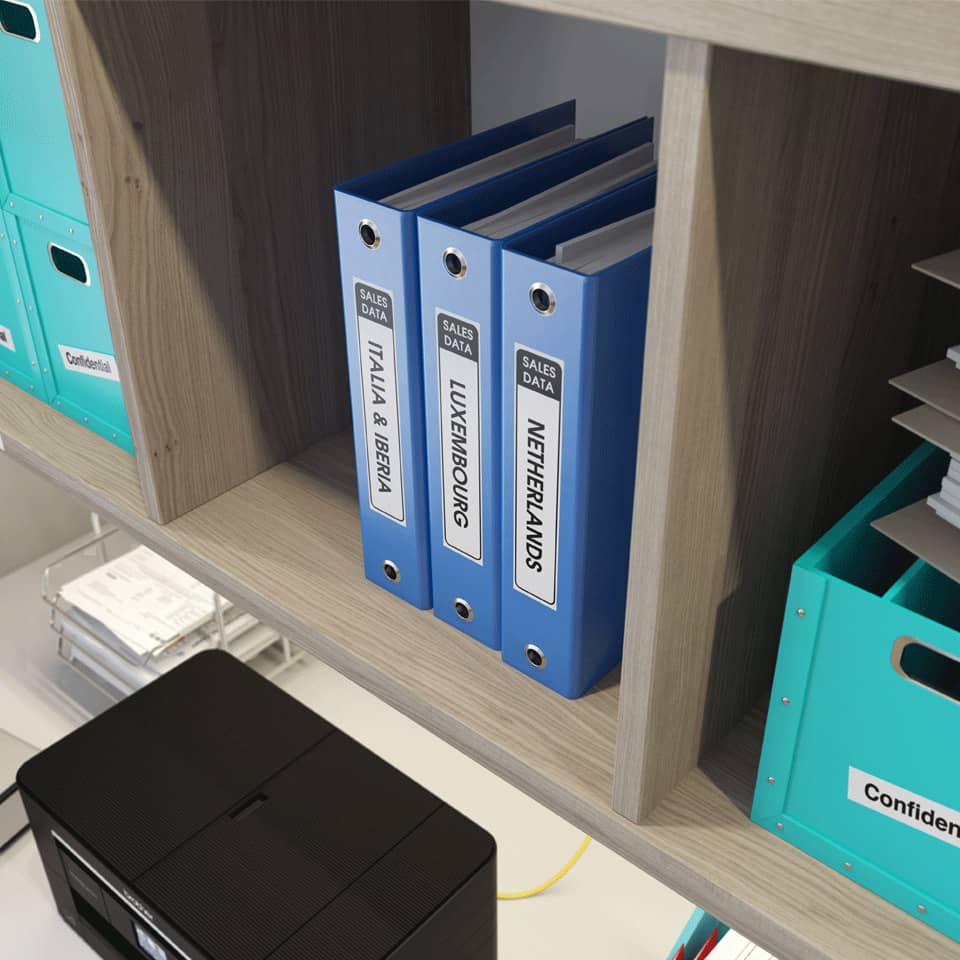 binders, ring binder, blau, Bürobedarf, Organisation