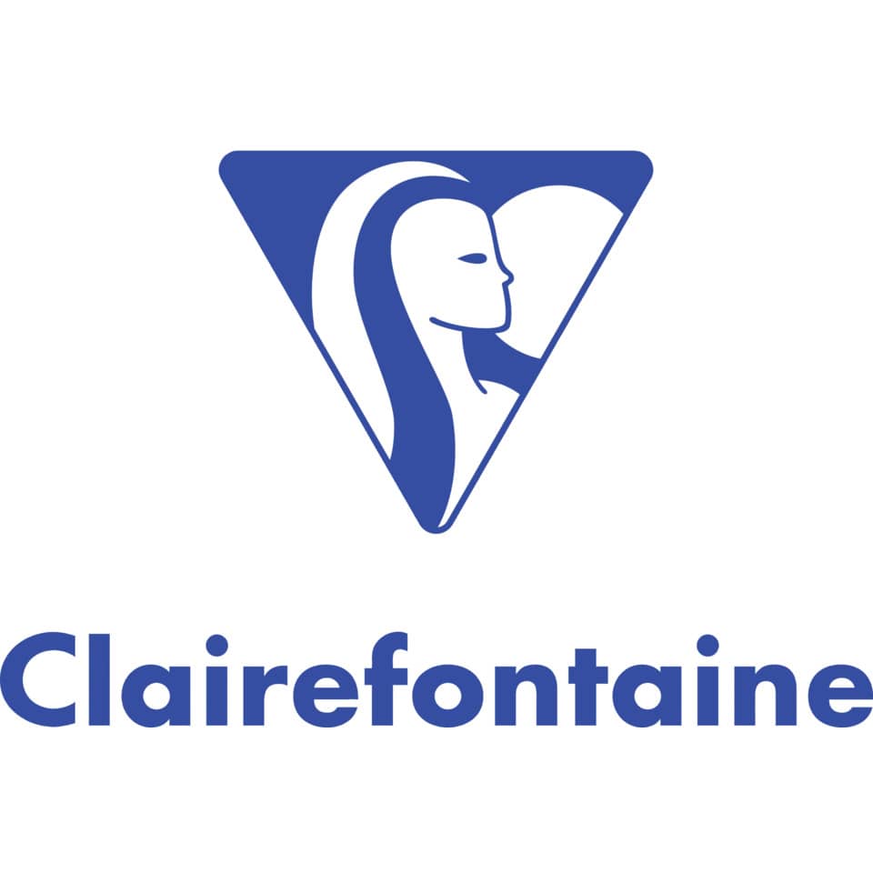 logo, Clairefontaine, Dreieck, Blau, Gesichts-Silhouette