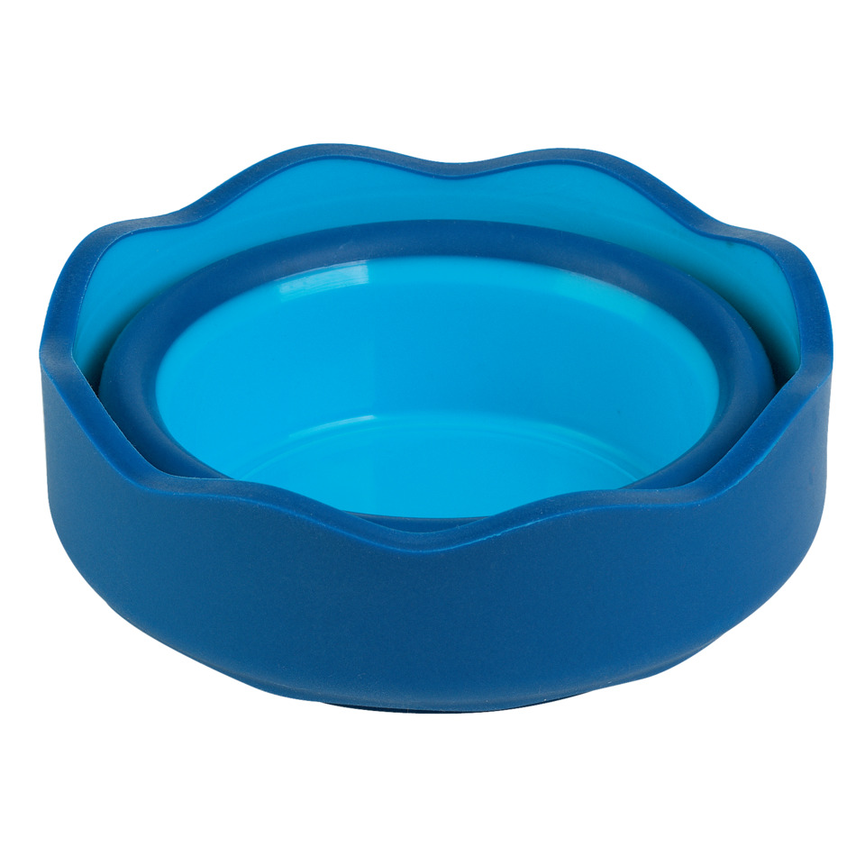 Schüssel, Kunststoff, Blau, Runde Form, Faltbar
