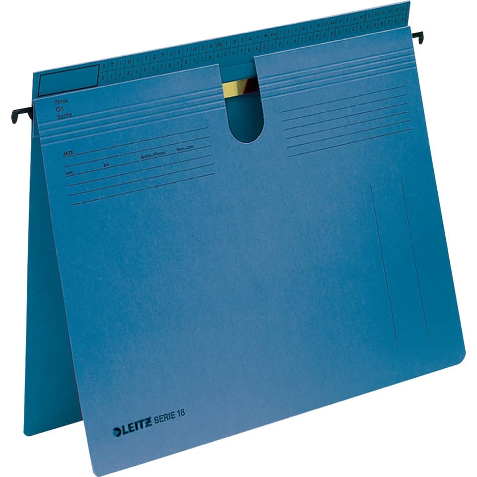 hängendes Ordner, Datei-Ordner, Akkordeon-Ordner, blau, Leitz
