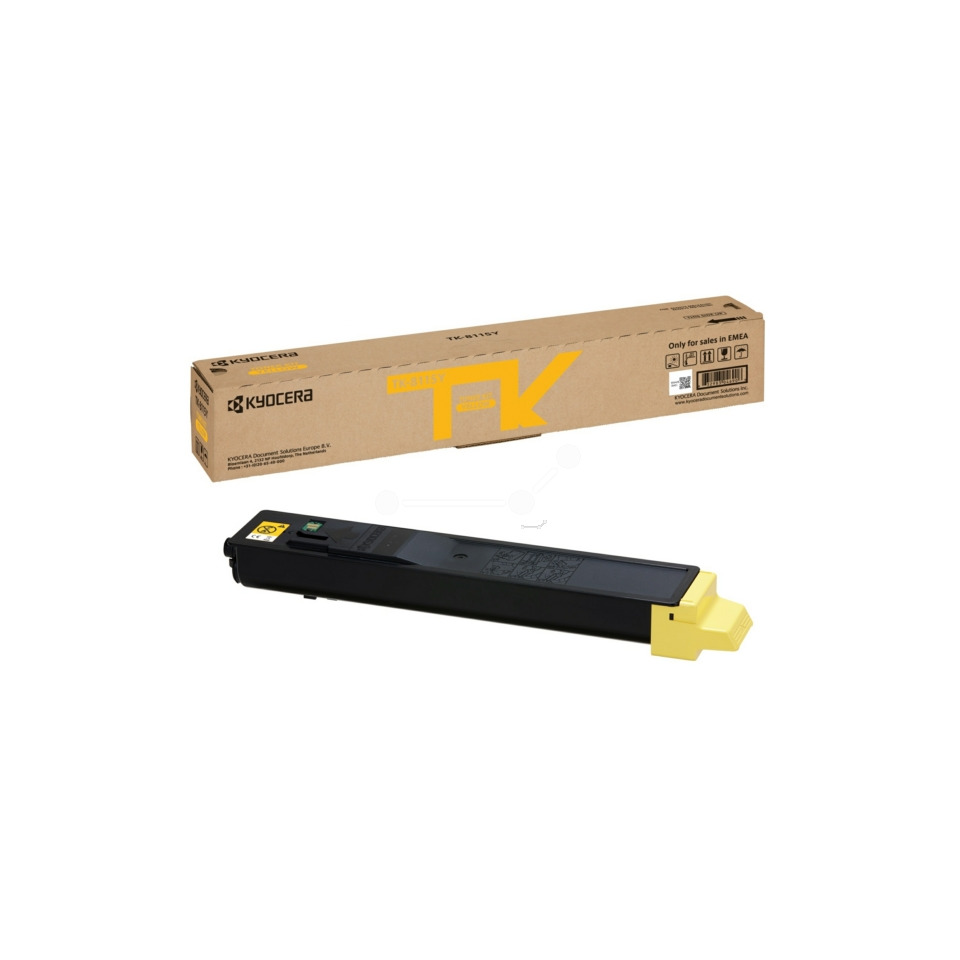Toner, Kassette, Druckerpatrone, Gelb-Block, Kyocera TK-1115Y