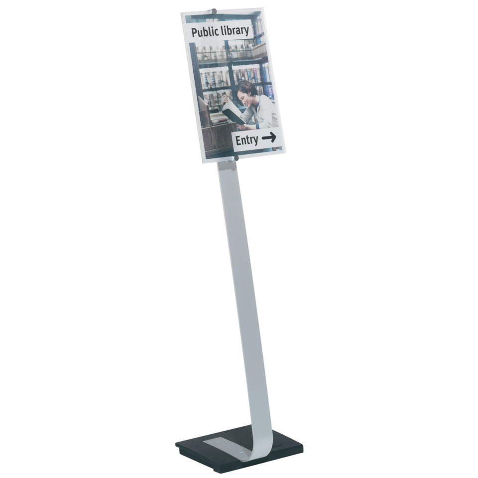 Laufständer, Informationsständer, Plexiglasdisplay, Aushang, Standfuß