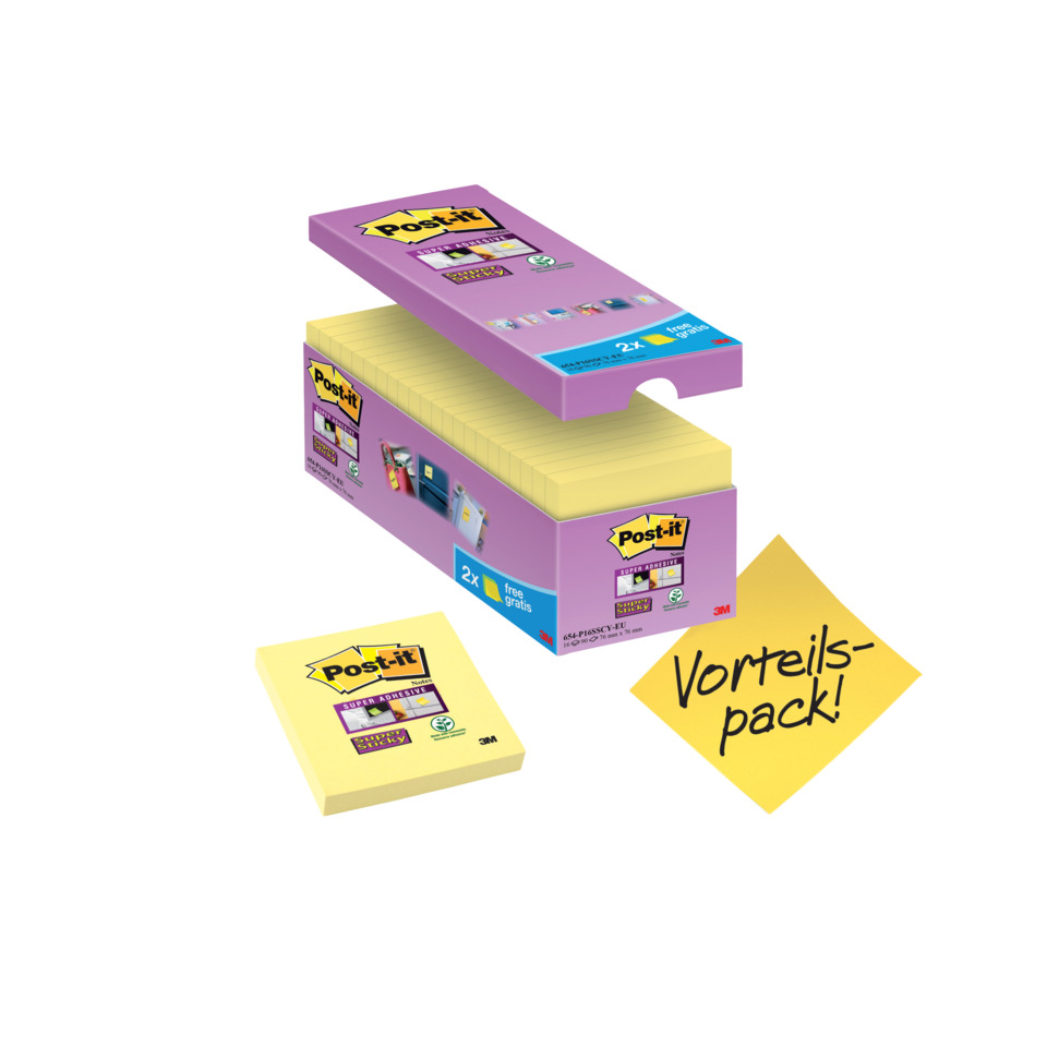 Post-it Zettelbox, Notizblock, Haushaltartikel, Klebezettel, Klebezettelbox