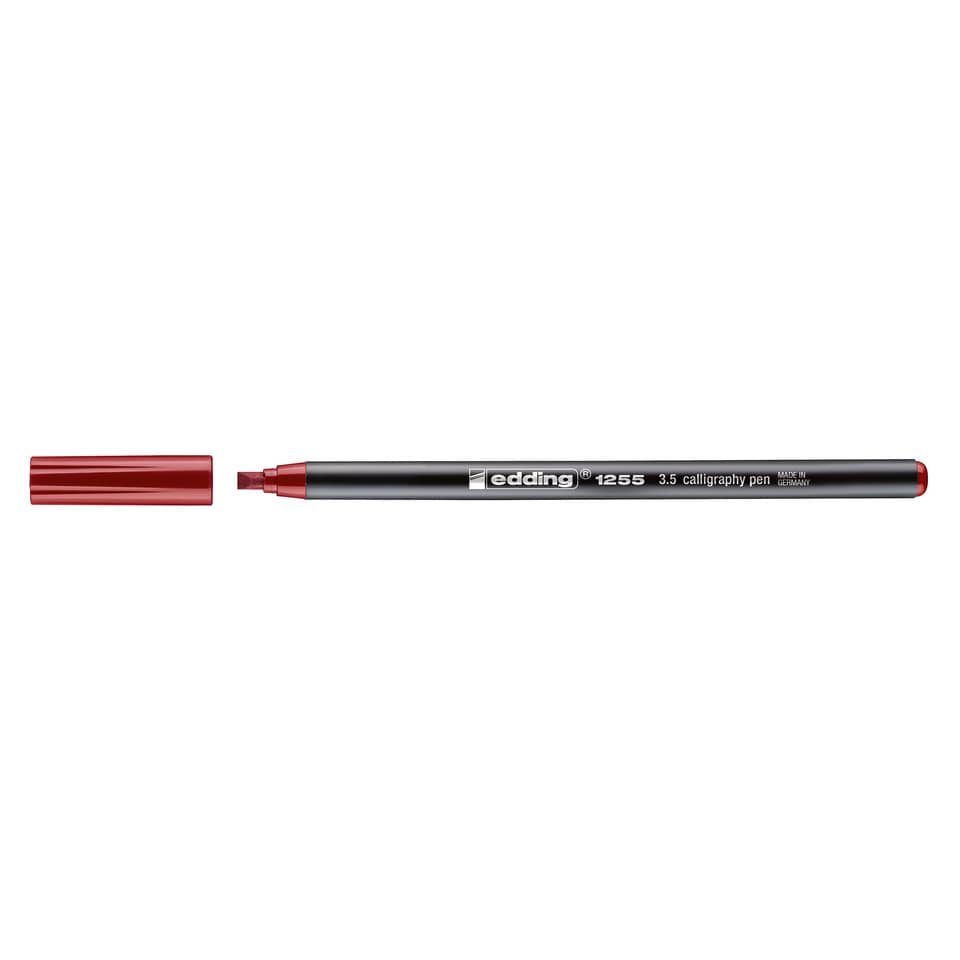 fineliner, rot, kugelschreiber-ähnlich, edding 1255, 3.5 spitze