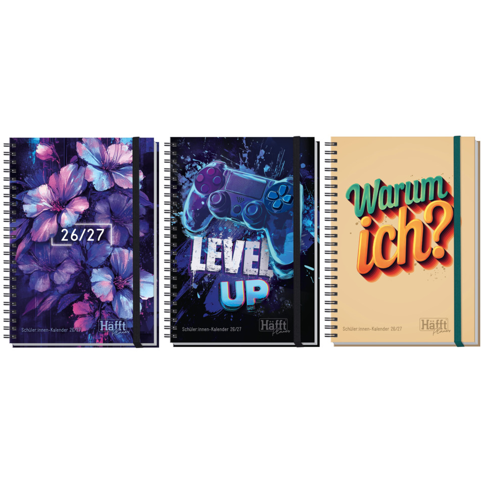 Kalender, Schülerinnenkalender, Notizbuch, Spirale, A5