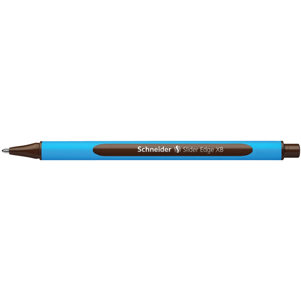 Marker, Stift, Blauer Körper, Brauner Griff, Gelb?