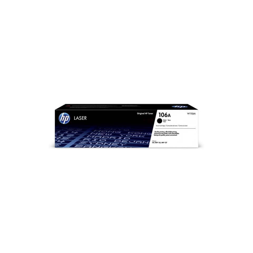 laser, Toner, Tonerpatrone, HP, 106A