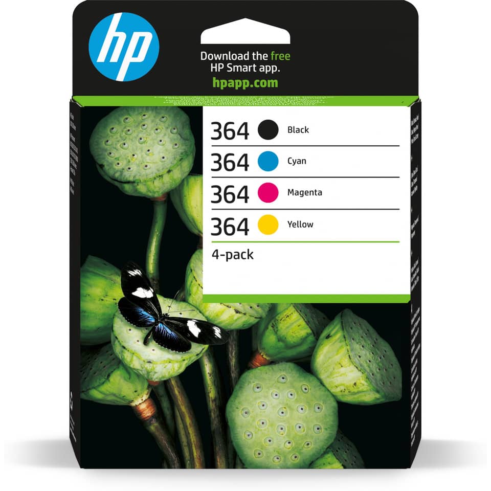 Drucker-Toner, Farbencartridges, 4er Pack, Schwarz Cyan Magenta Gelb, verpacktes Set