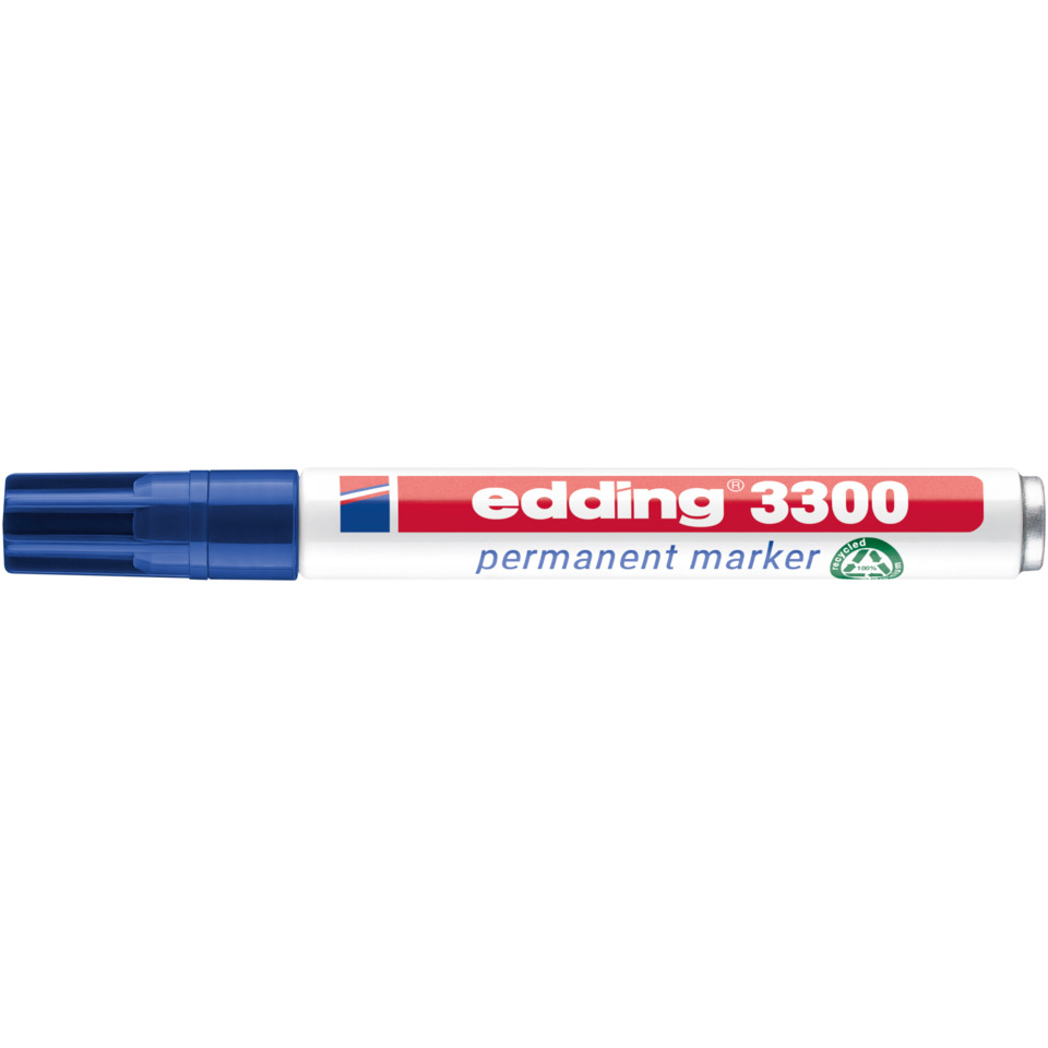 Permanentmarker 3300, Keilspitze, nachfüllbar, 1-5mm, blau EDDING 4-3300003