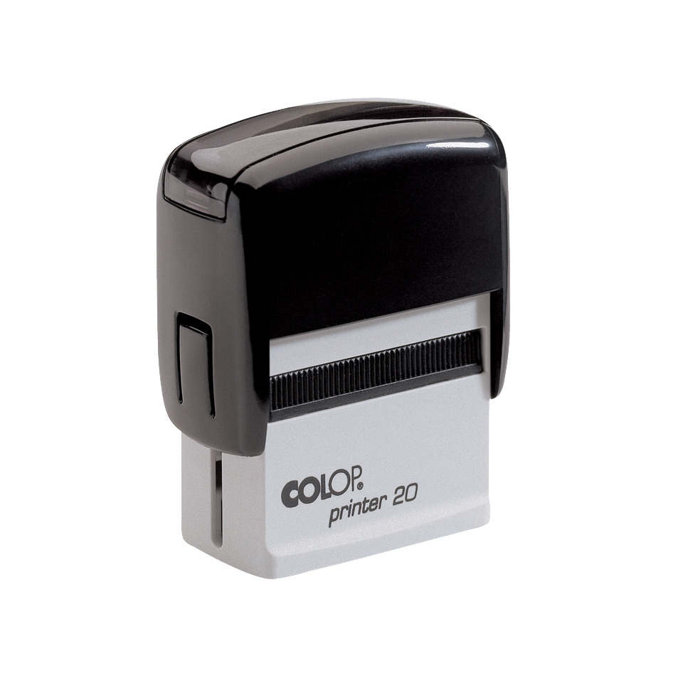 Stempel, Bürostempel, Schwarz, Gummi, Colop printer 20