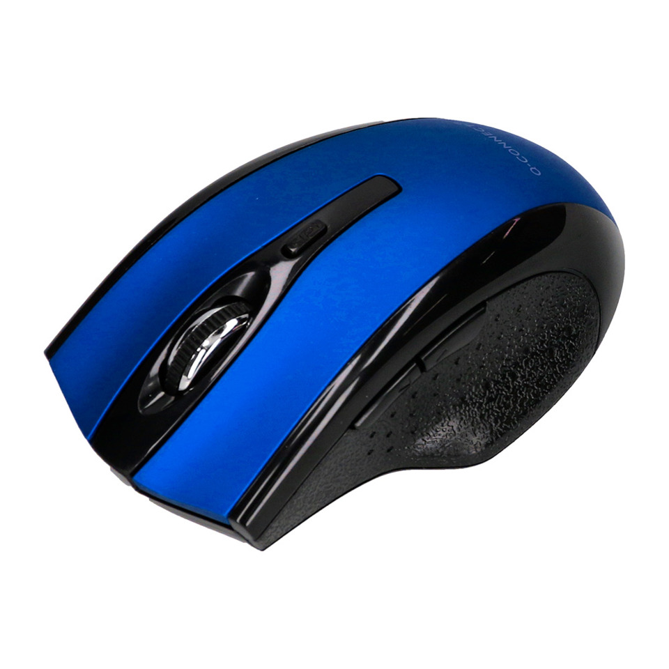 Maus, Kabellos, Bluetooth, Blue, Gummigriff