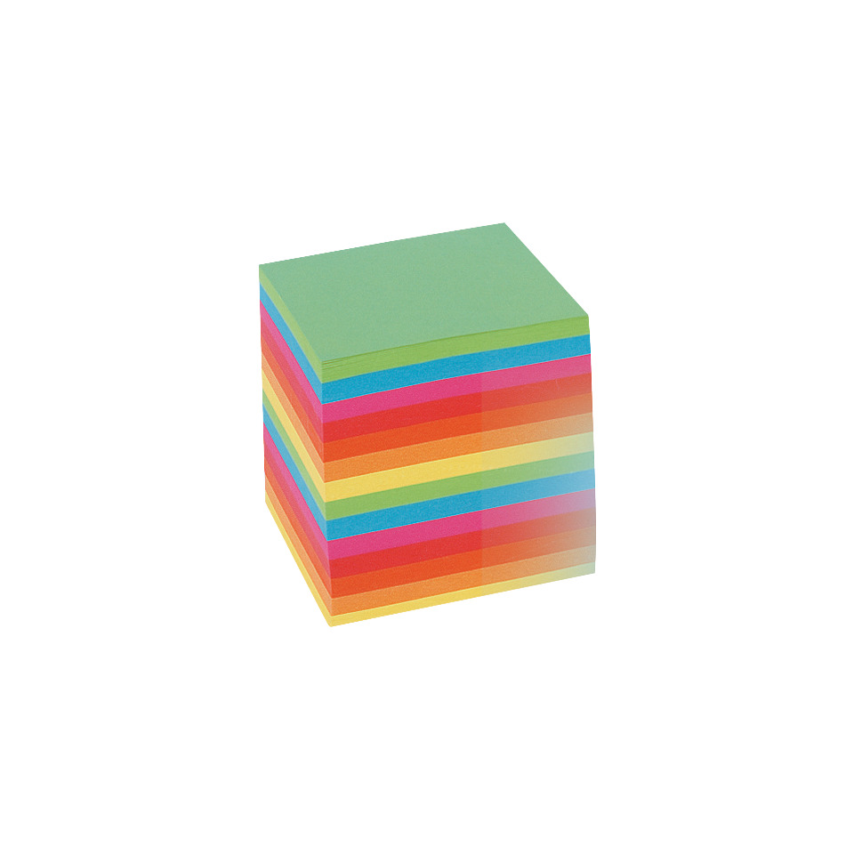 Post-it Notizen, Sticky Notizen, Mehrfarbiger Stapel, Bunte Notizzettel, Notizblock Stapel