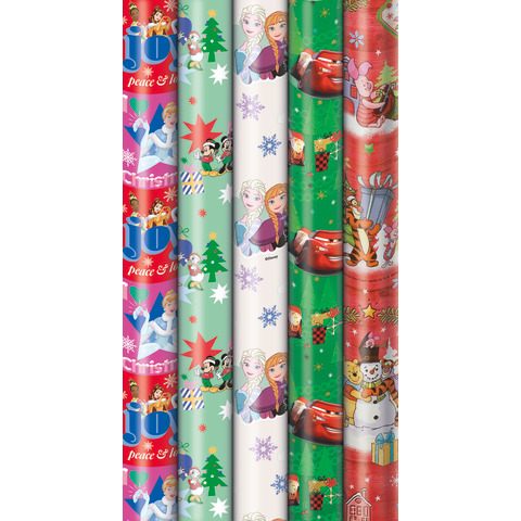 Geschenkpapierrolle Weihnachten Disney Kind, 3mx1m ZÖWIE 33029 555234