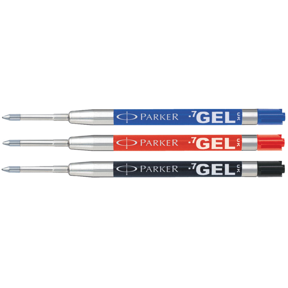 Gelstift, Parker, Dreierpack, Klarstift, Markierung
