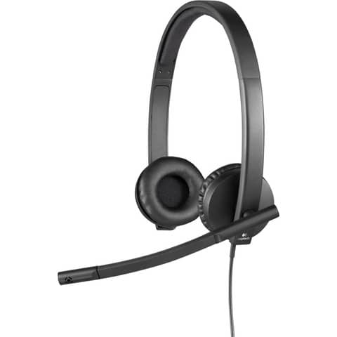 Headset H570e, Stereo, kabelgebunden, schwarz LOGITECH 981-000575