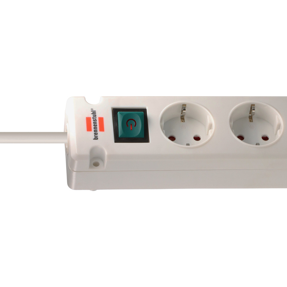 Steckdosenleiste, Power-Strips, EU-Stecker, Schalter, Kabel