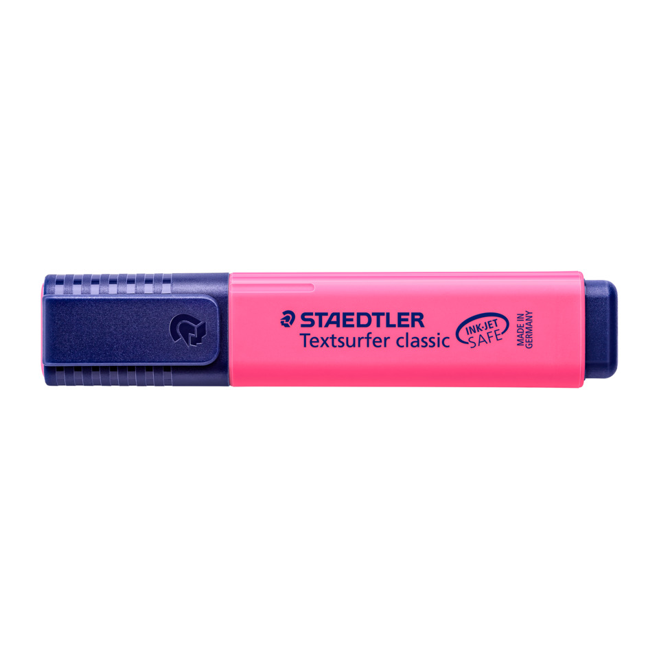 Textmarker, Textmarker pink, Staedtler, Textsurfer classic, Injekt-Safe
