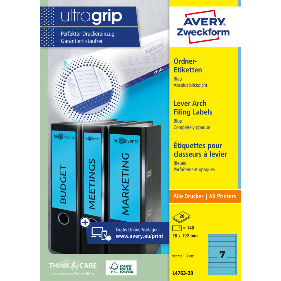 Ordneretiketten, Dateiordner, Beschriftung, Kontenordner, Etikettenbox, Ordneretiketten, Archivbox, Binden, Marketing, Blau