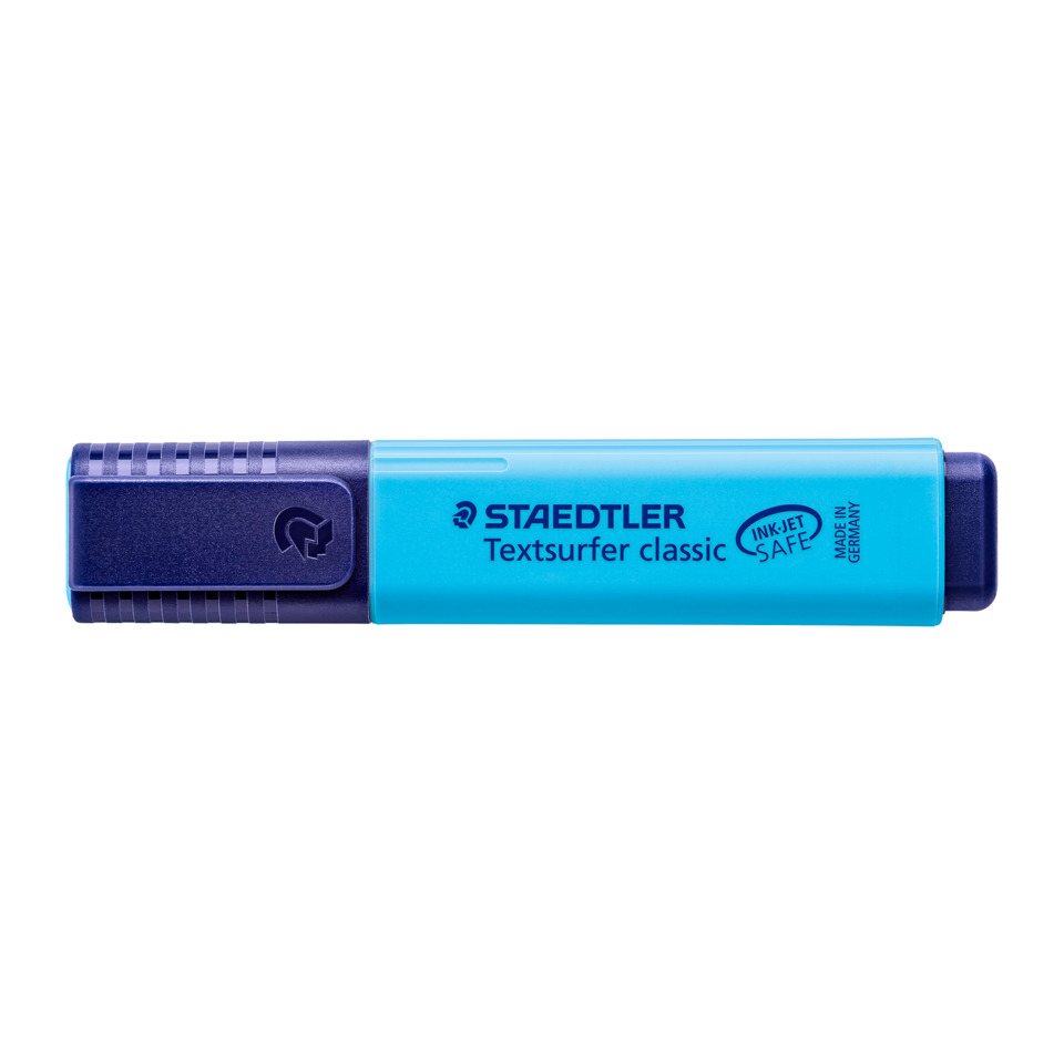 Textmarker, Marker, Highlighter, Korrekturhilfe, Textmarker blau